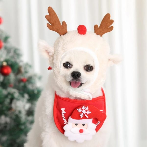 Christmas Antler Pet Hat - Image 2